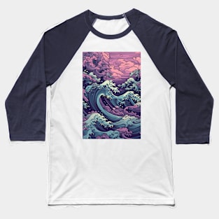 Vaporwave off Kanagawa Baseball T-Shirt